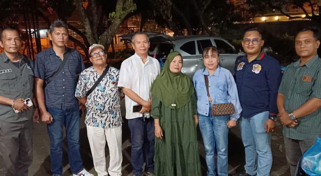 Jurnalis Yang Tergabung Dalam 300 Media Pemprov Sumut Beri Penghormatan Terakhir Kepada Sang Istri & Anak Lelaki Alm. Selamat Purba