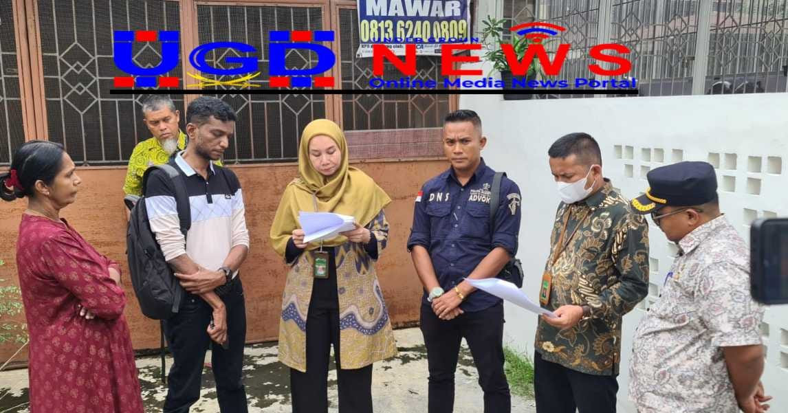 Pengadilan Negeri Medan Laksanakan Peletakan Sita Jaminan atas Objek Perkara